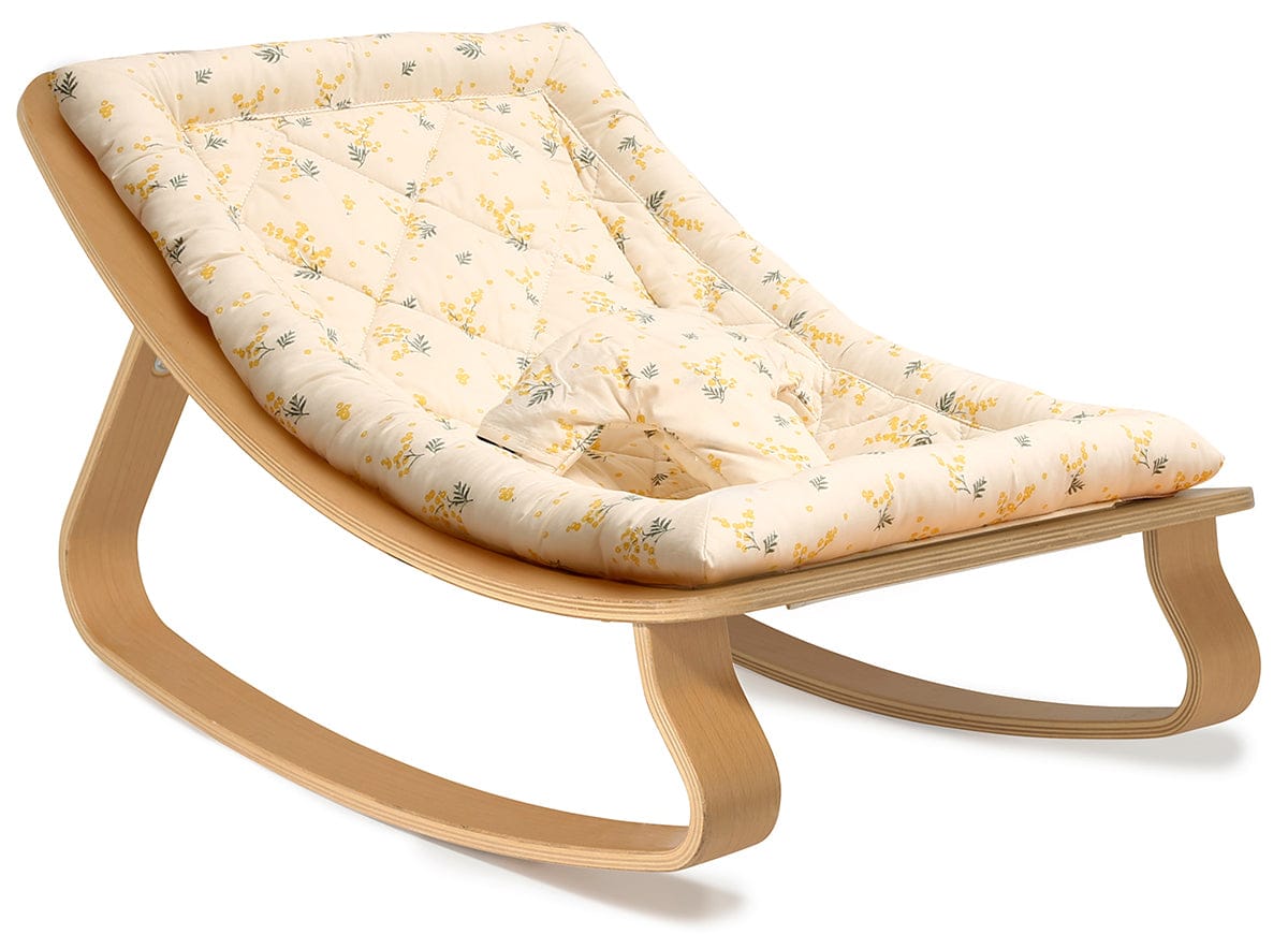 Charlie Crane LEVO Baby Rocker - Beech / Garbo & Friends Mimosa - LEVO-MIMOSA