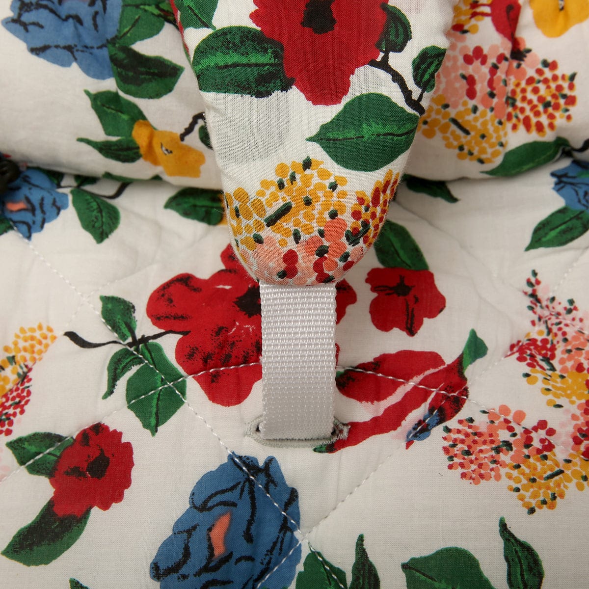 Charlie Crane LEVO Baby Rocker - Beech / Le Petit Lucas du Tertre Hibiscus - LEVO-HIBISCUS