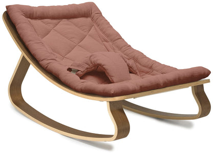 Charlie Crane LEVO Baby Rocker - Walnut / Bois de rose - LEVO-W-BOIS-DE-ROSE