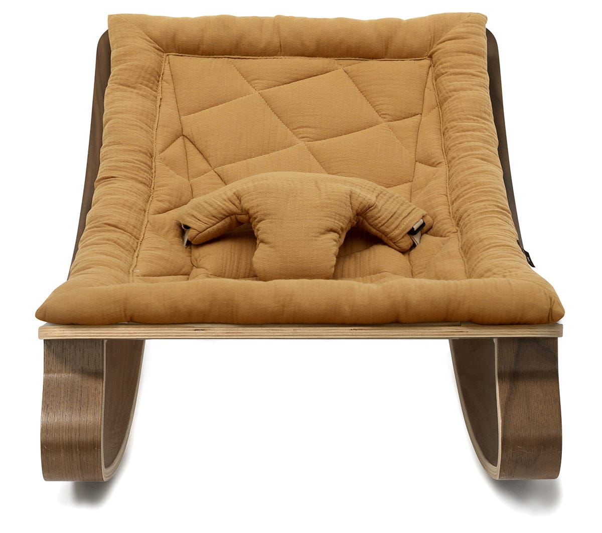 Charlie Crane LEVO Baby Rocker - Walnut / Camel - LEVO-W-CAMEL