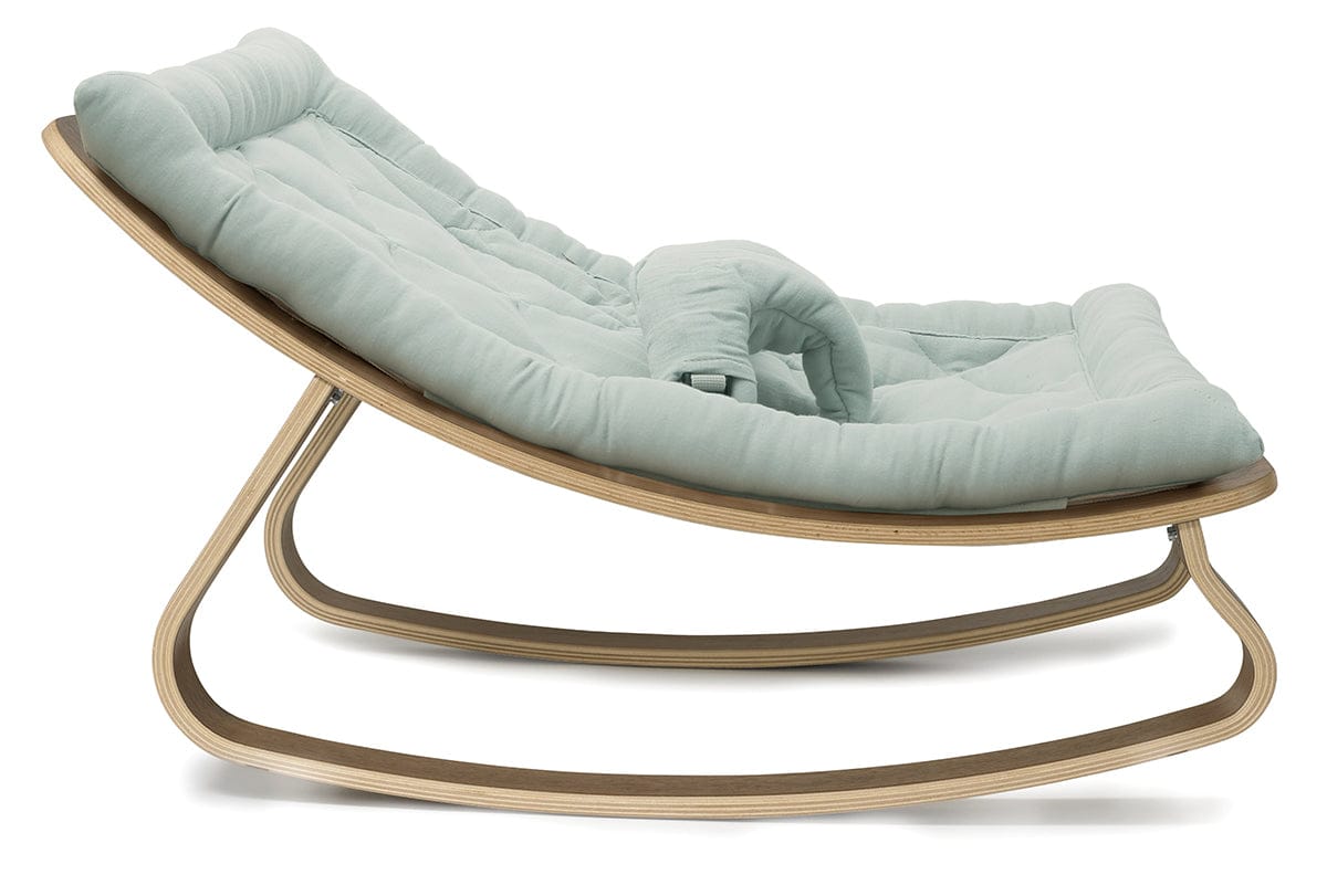 Charlie Crane LEVO Baby Rocker - Walnut / Farrow - LEVO-W-FARROW