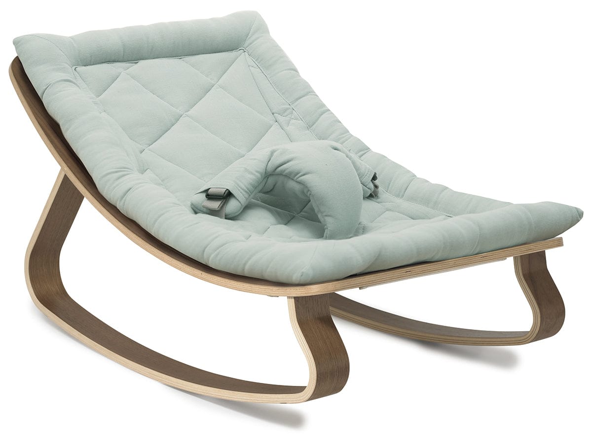 Charlie Crane LEVO Baby Rocker - Walnut / Farrow - LEVO-W-FARROW