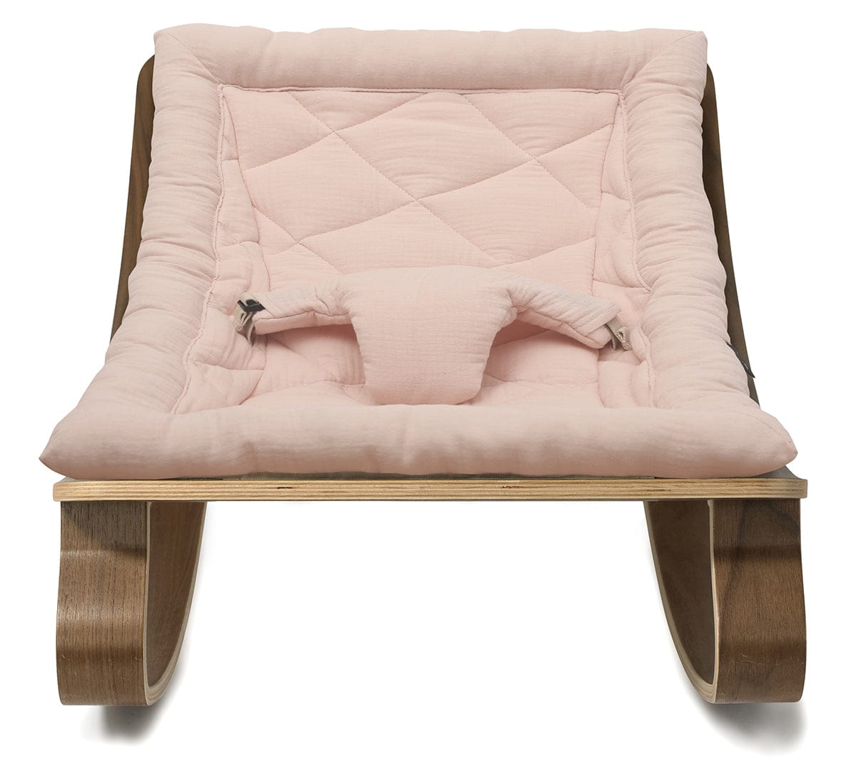 Charlie Crane LEVO Baby Rocker - Walnut / Nude - LEVO-W-NUDE