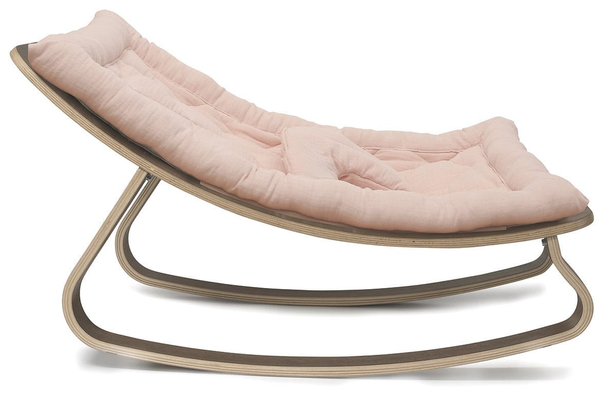Charlie Crane LEVO Baby Rocker - Walnut / Nude - LEVO-W-NUDE
