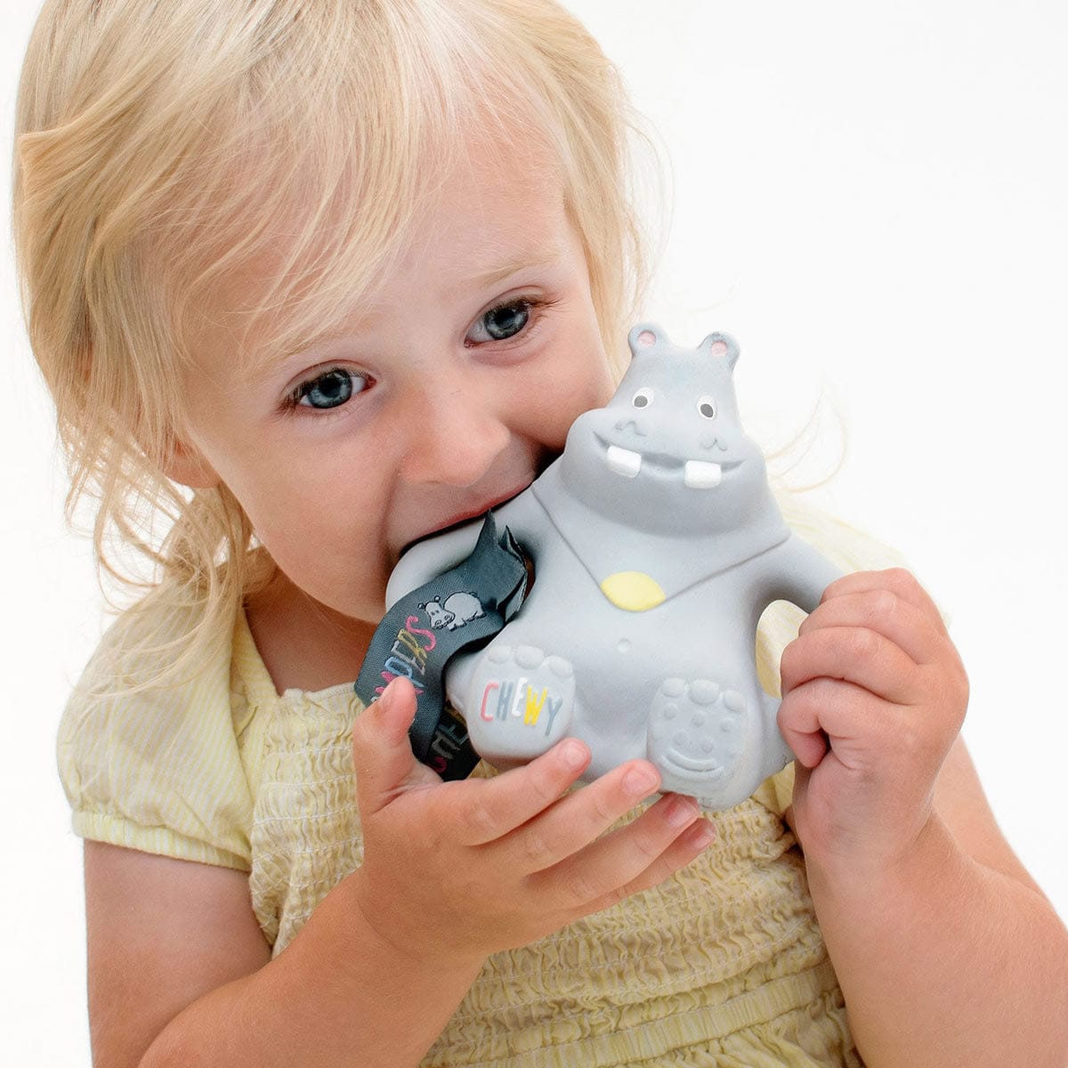 Cheeky Chompers Chewy the Hippo Teether - 2754-CHEWY