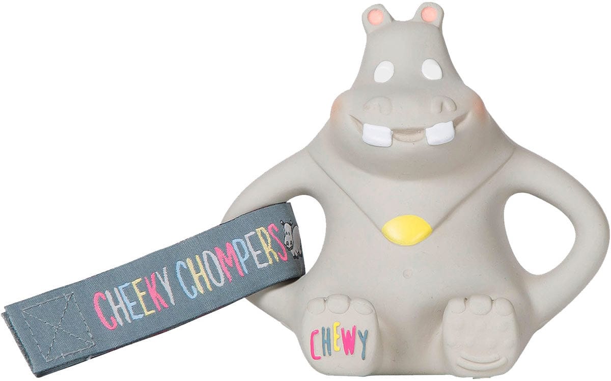 Cheeky Chompers Chewy the Hippo Teether - 2754-CHEWY