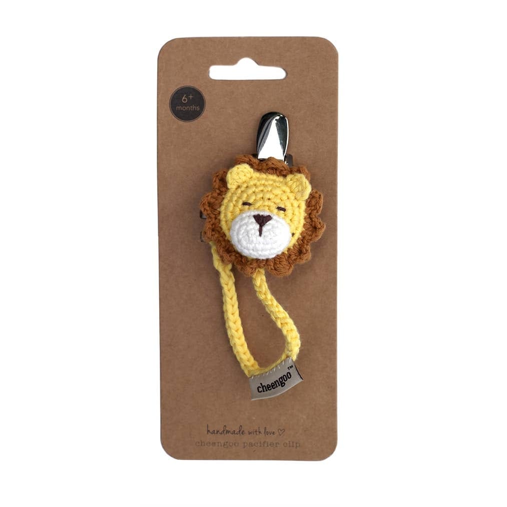 Cheengoo Pacifier Clip - Lion