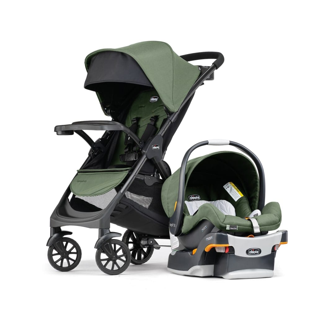 Chicco Bravino ClearTex Travel System - Moss