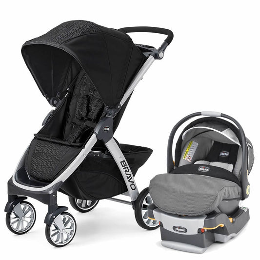 Chicco Bravo & Keyfit Trio Travel System - Ombra / Graphica