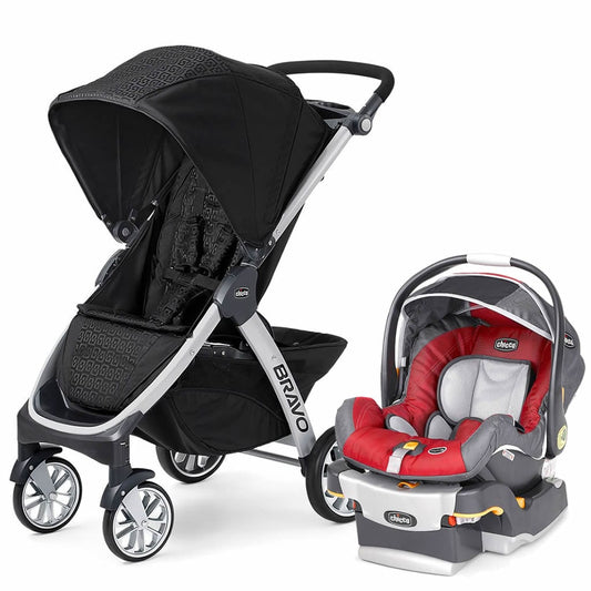 Chicco Bravo & Keyfit Trio Travel System - Ombra / Snap Dragon