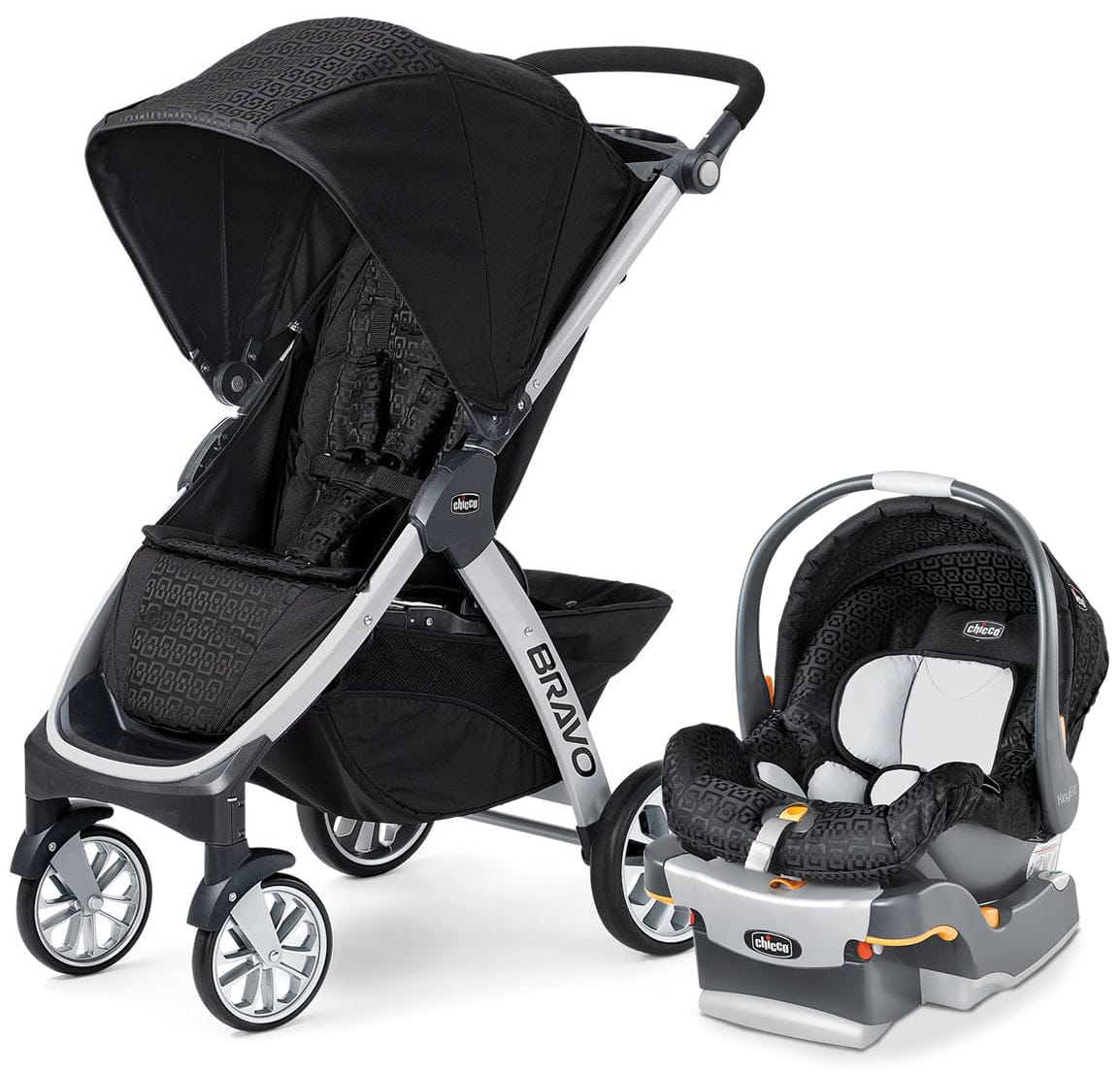 Chicco Bravo & Keyfit Trio Travel System - Ombra