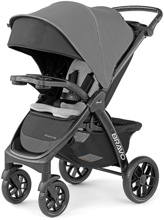 Chicco Bravo LE ClearTex Quick-Fold Stroller - Pewter - 05087011560070
