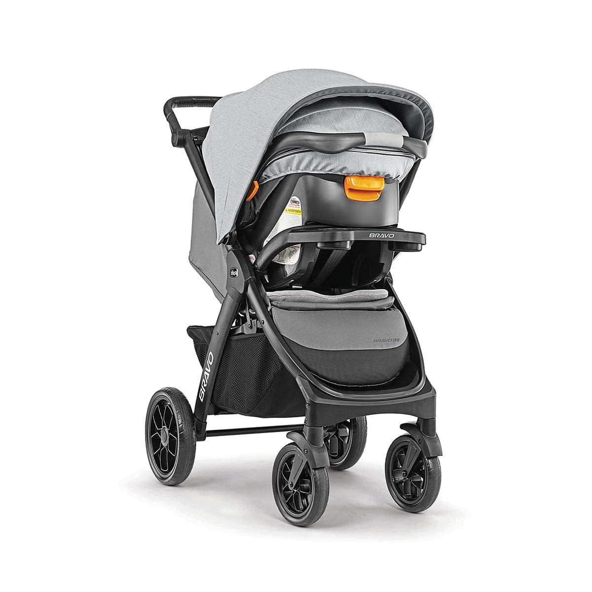 Chicco Bravo LE Trio Travel System - Driftwood - 06079633330070