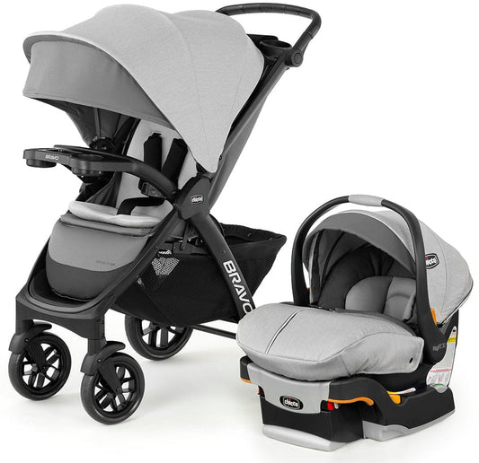 Chicco Bravo LE Trio Travel System - Driftwood - 06079633330070