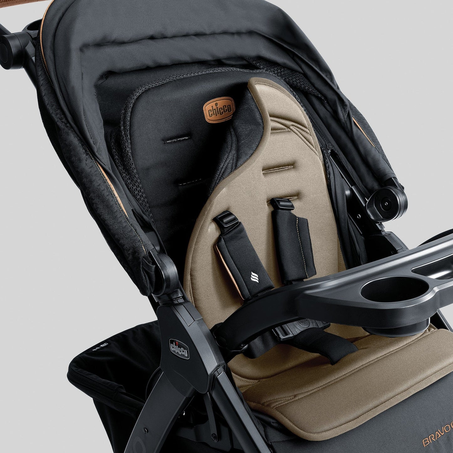 Chicco Bravo Primo ClearTex Trio Travel System - Somerset - 04087203430070
