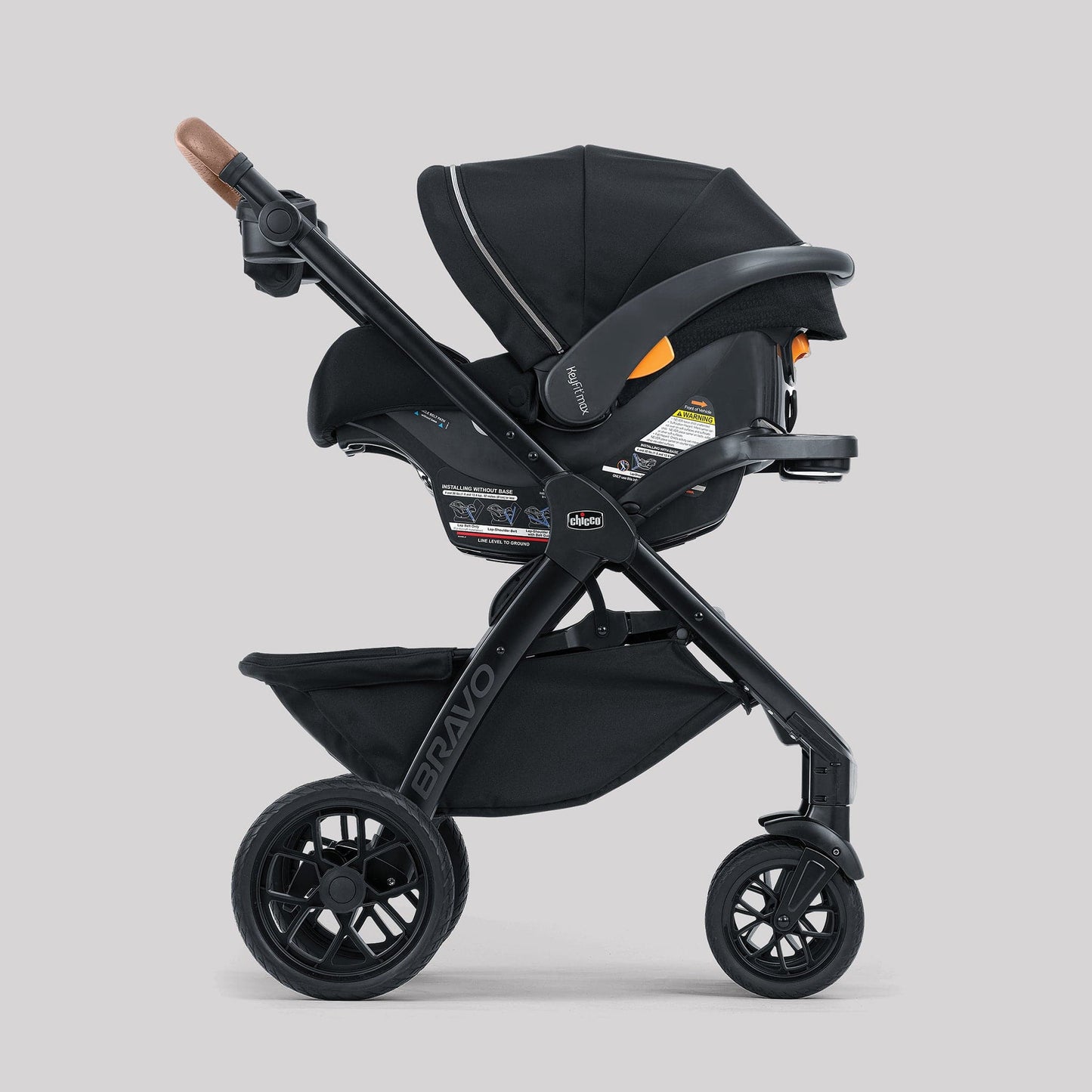 Chicco Bravo Primo ClearTex Trio Travel System - Somerset - 04087203430070
