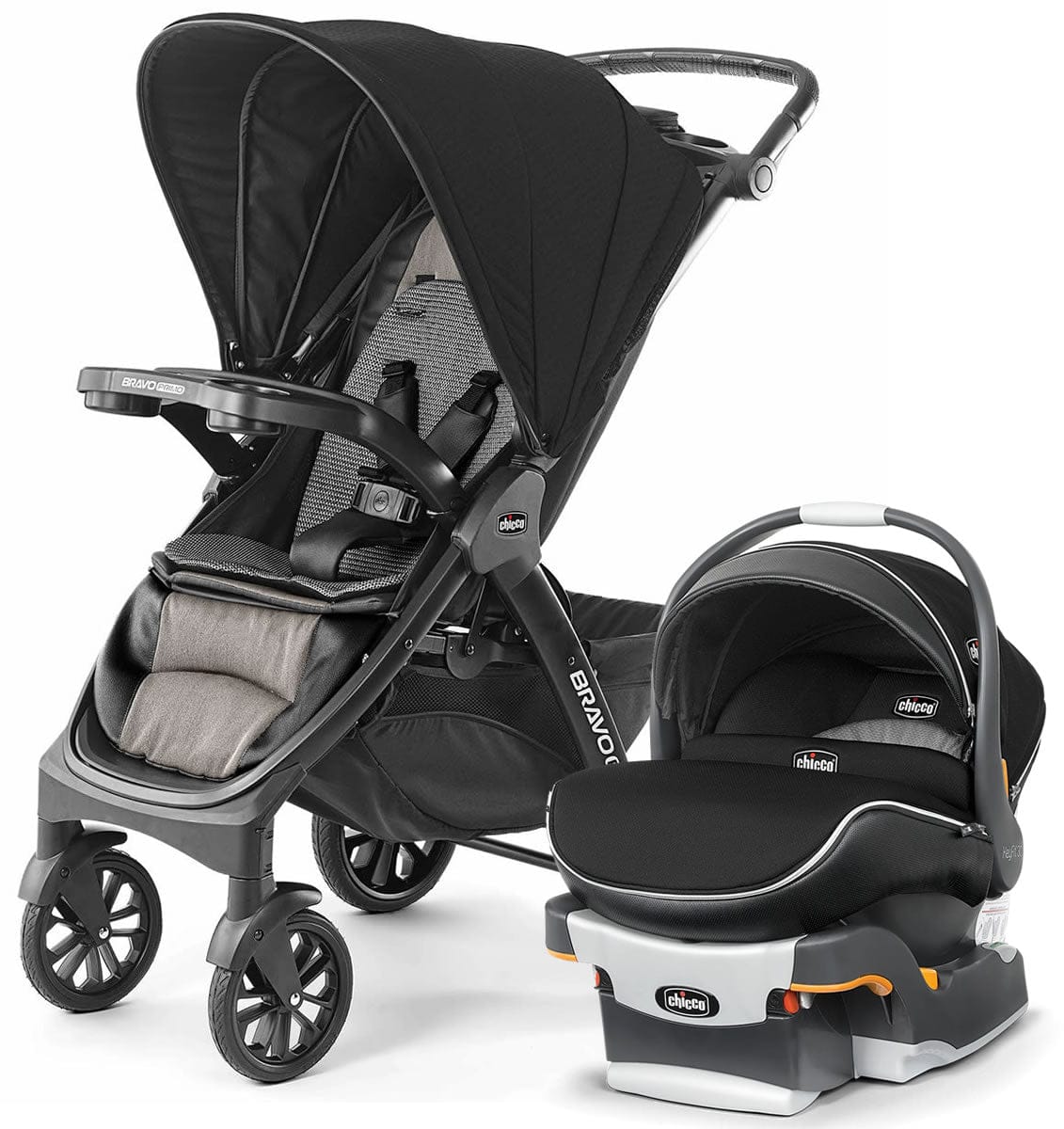 Chicco Bravo Primo + KeyFit 30 Zip Air Travel System - Allegro/Q Collection - 05079567630070-KF30ZA-TS
