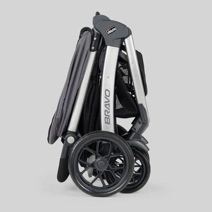Chicco Bravo Quick-Fold Stroller - Black - 06079631950070