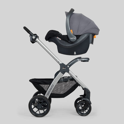 Chicco Bravo Quick-Fold Stroller - Black - 06079631950070