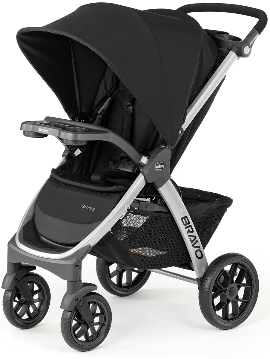 Chicco Bravo Quick-Fold Stroller - Black - 06079631950070