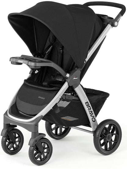 Chicco Bravo Quick-Fold Stroller - Black - 06079631950070