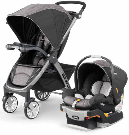 Chicco Bravo Trio Travel System - Meridian (Brown) - 05079761210070