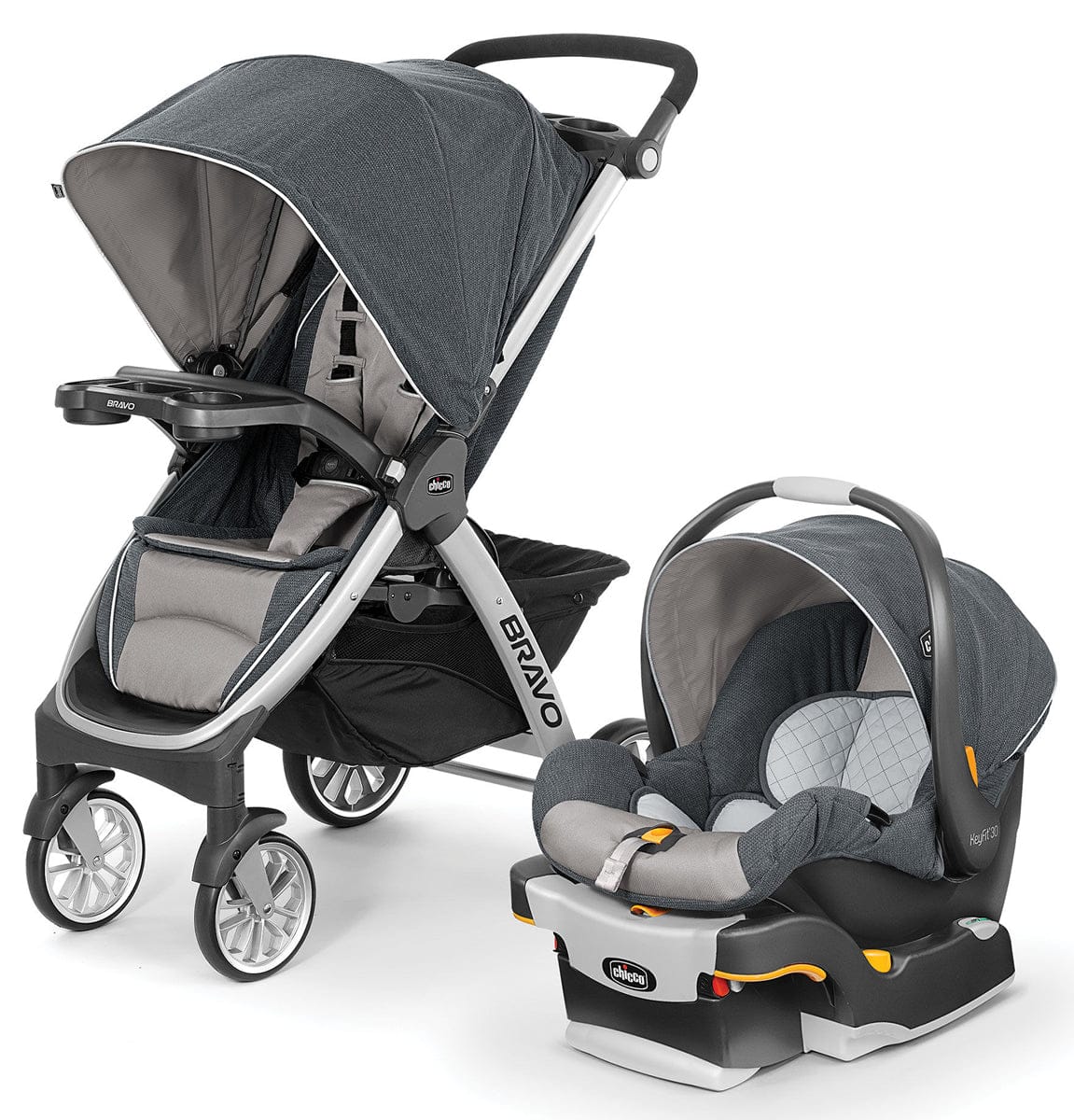 Chicco Bravo Trio Travel System - Nottingham - 06079761960070