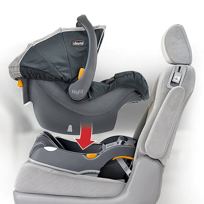 Chicco BravoFor2 Standing/Sitting Double Stroller + Keyfit 30 Travel System Bundle - Iron / Orion - 00079135720070-04061472510070