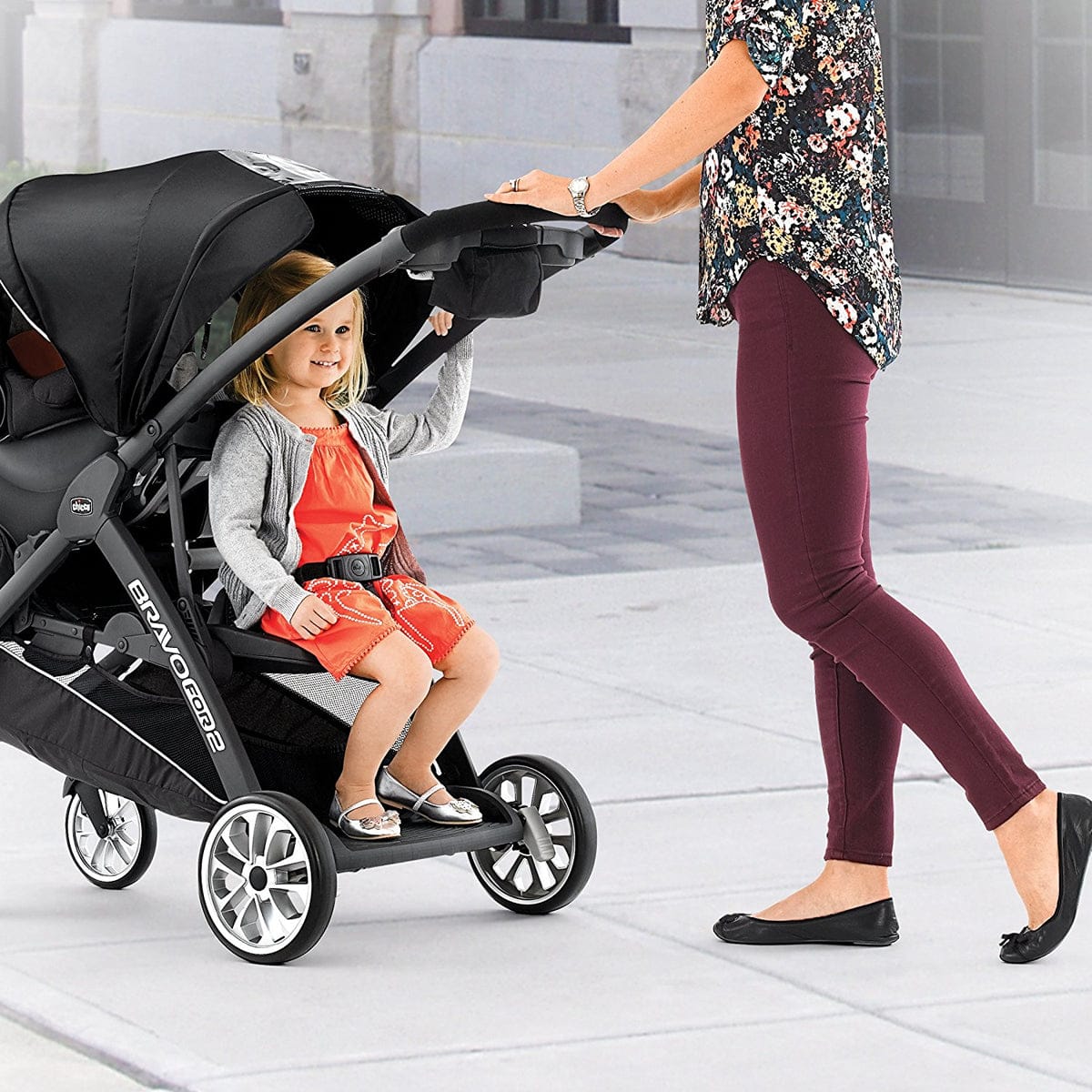 Chicco BravoFor2 LE Stroller - Eucalyptus