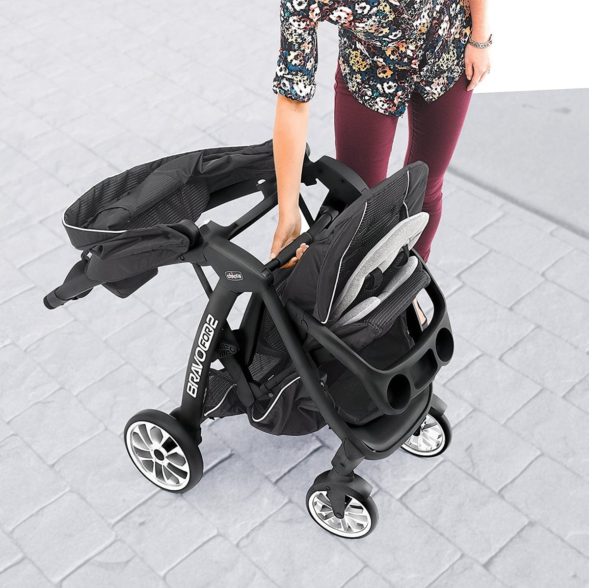 Chicco BravoFor2 LE Stroller - Eucalyptus
