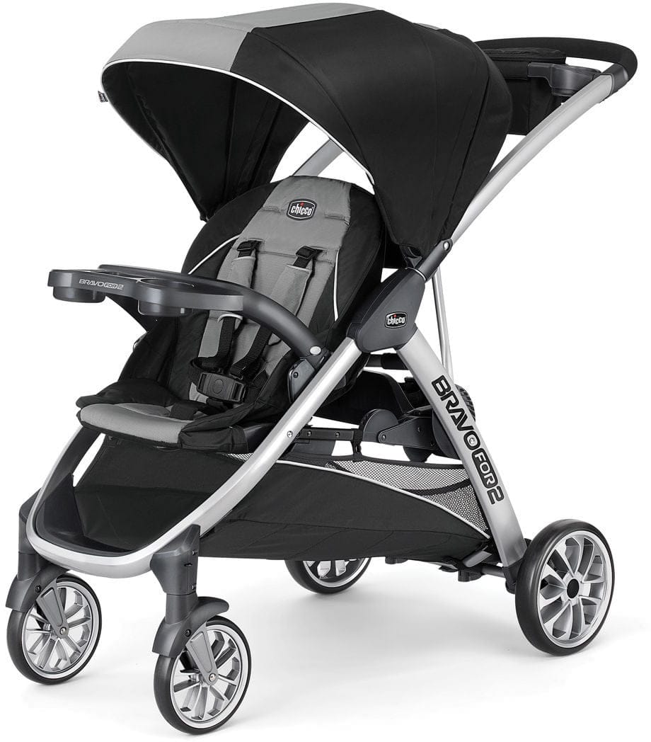 Chicco BravoFor2 Stroller - Zinc