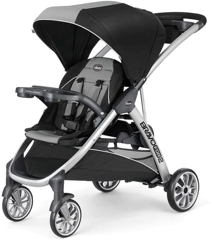 Chicco BravoFor2 Stroller - Zinc
