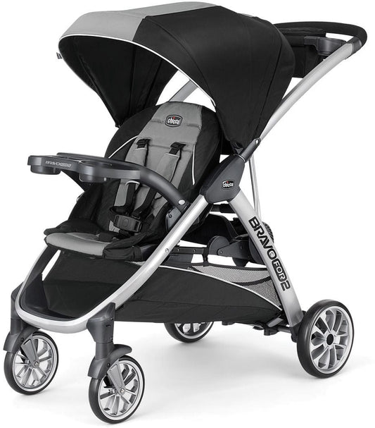 Chicco BravoFor2 Stroller - Zinc