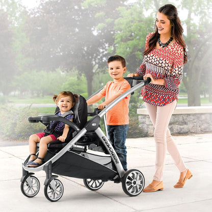 Chicco BravoFor2 Stroller - Zinc