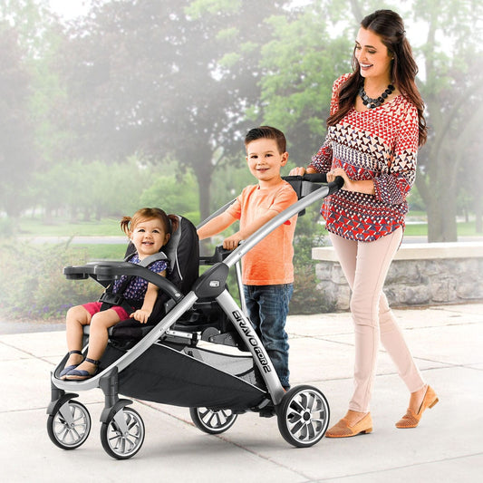 Chicco BravoFor2 Stroller - Zinc