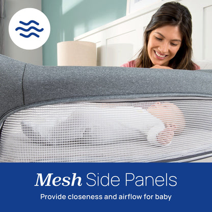 Chicco Close to You 3-in-1 Bedside Bassinet - Dove - 00079642010070