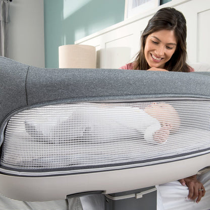 Chicco Close To You Bedside Bassinet - Heather Grey - 00079642400070