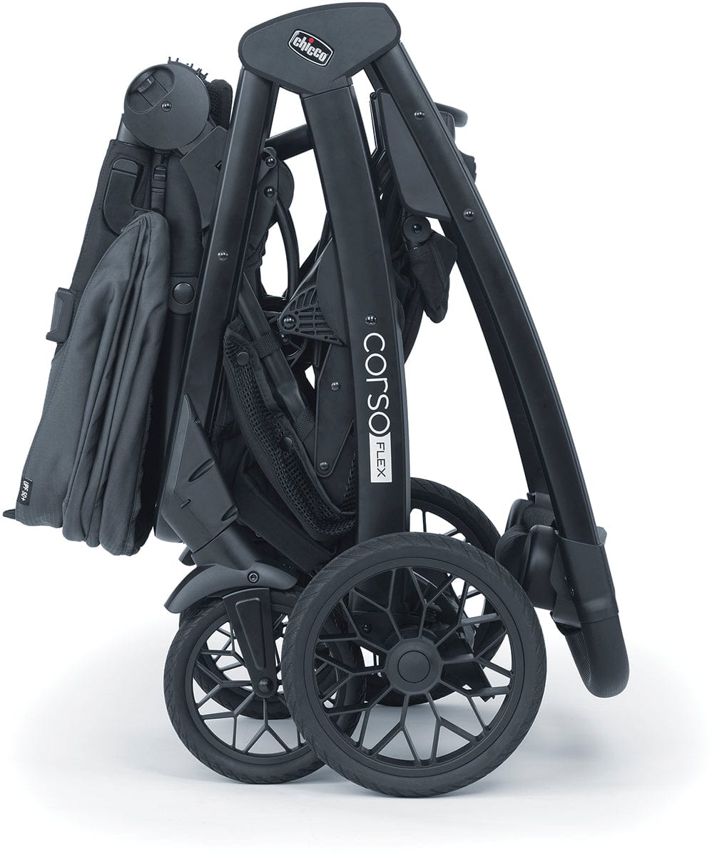 Chicco Corso Flex Double Stroller Bundle - Legend - 08087008180070-08087120180070