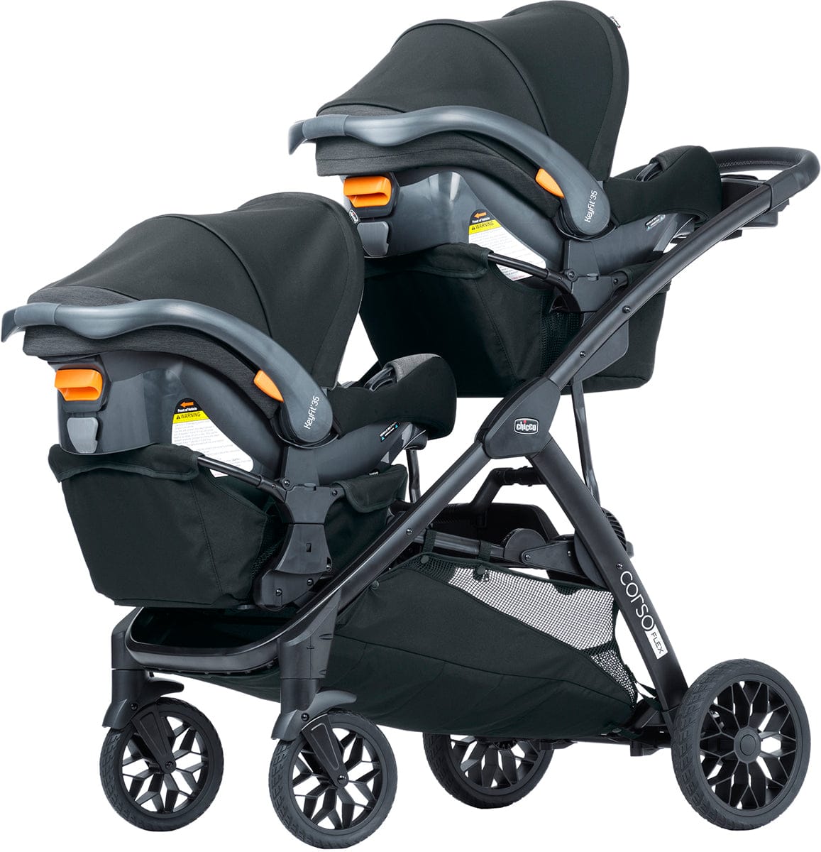 Chicco Corso Flex Infant Car Seat Adapter/Basket - Black - 06087121950070
