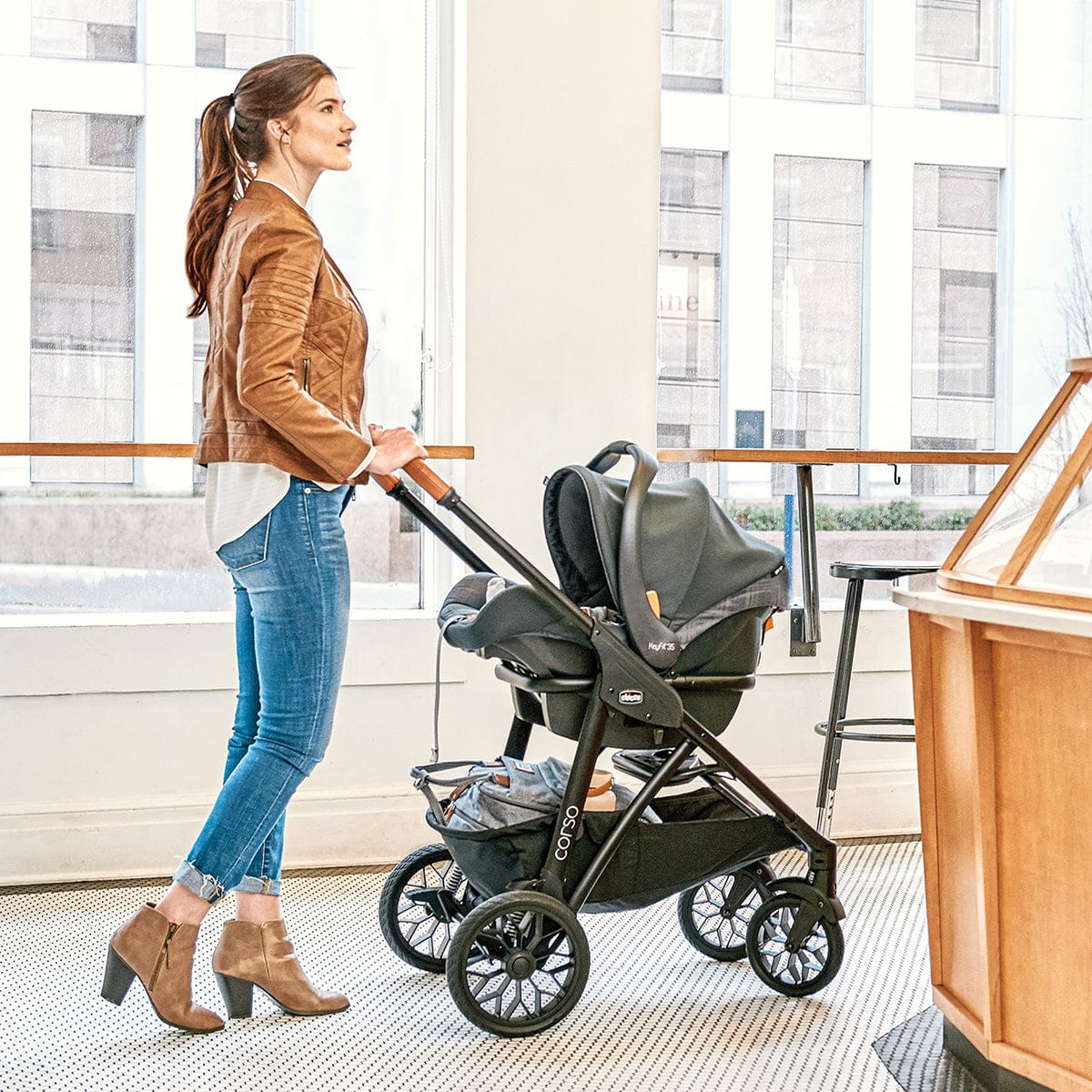 Chicco Corso LE Modular Travel System - Hampton - 05079563770070