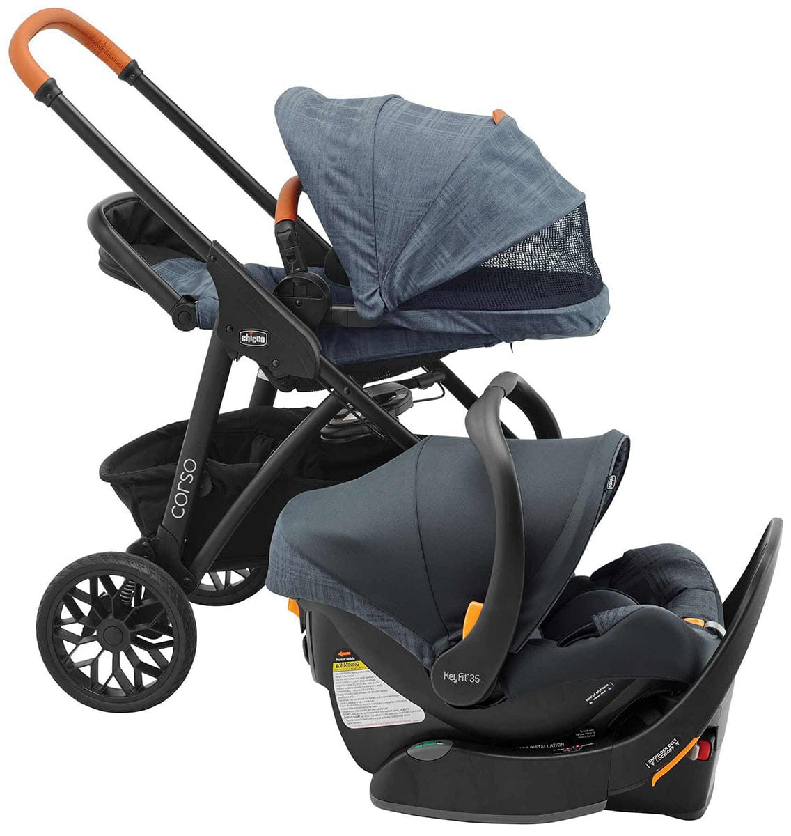 Chicco Corso LE Modular Travel System - Hampton - 05079563770070