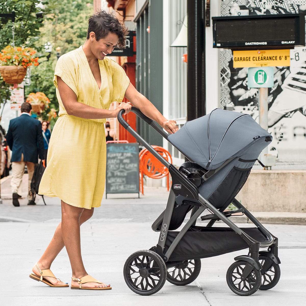 Chicco Corso Modular Quick-Fold Stroller - Staccato - 00079609060070