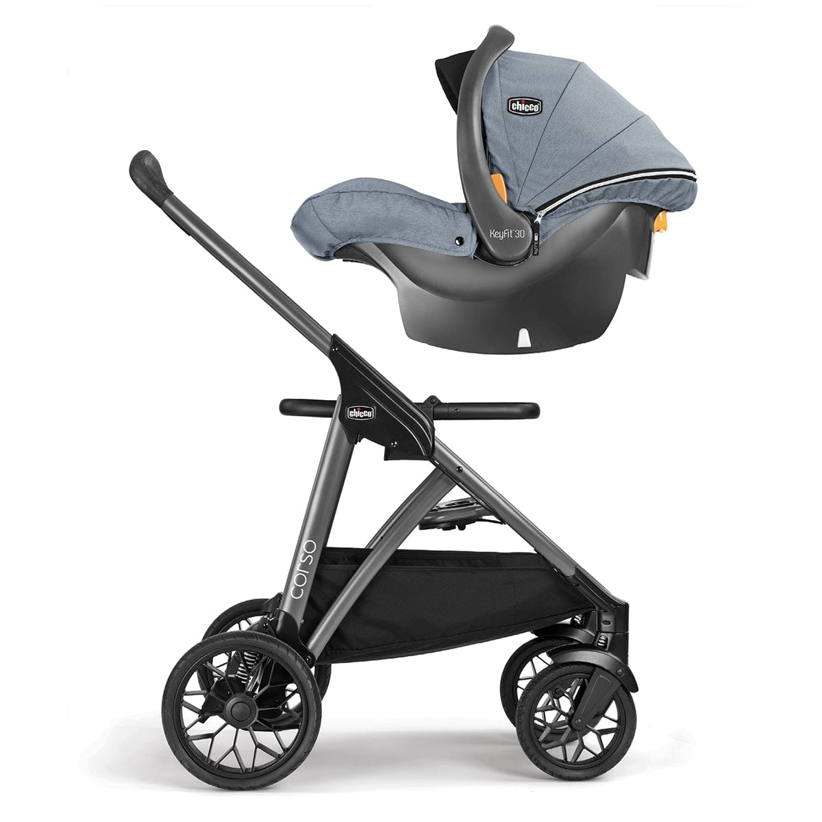 Chicco Corso Modular Quick-Fold Stroller - Staccato - 00079609060070