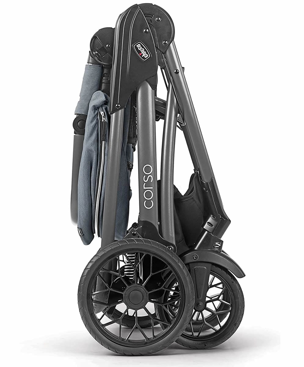 Chicco Corso Modular Travel System with KeyFit 30 Zip Infant Car Seat - Silverspring - 08079610160070