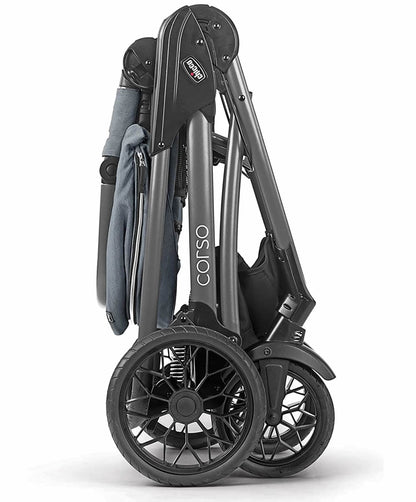 Chicco Corso Modular Travel System with KeyFit 30 Zip Infant Car Seat - Silverspring - 08079610160070