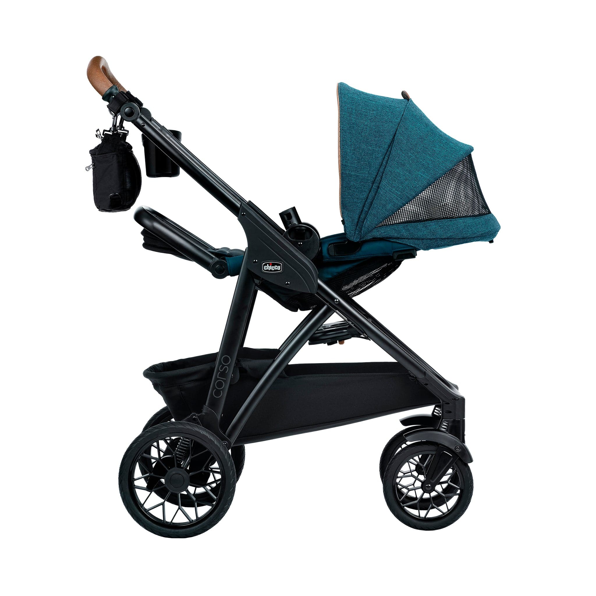 Chicco Corso Primo ClearTex Modular Travel System - Hazelnut