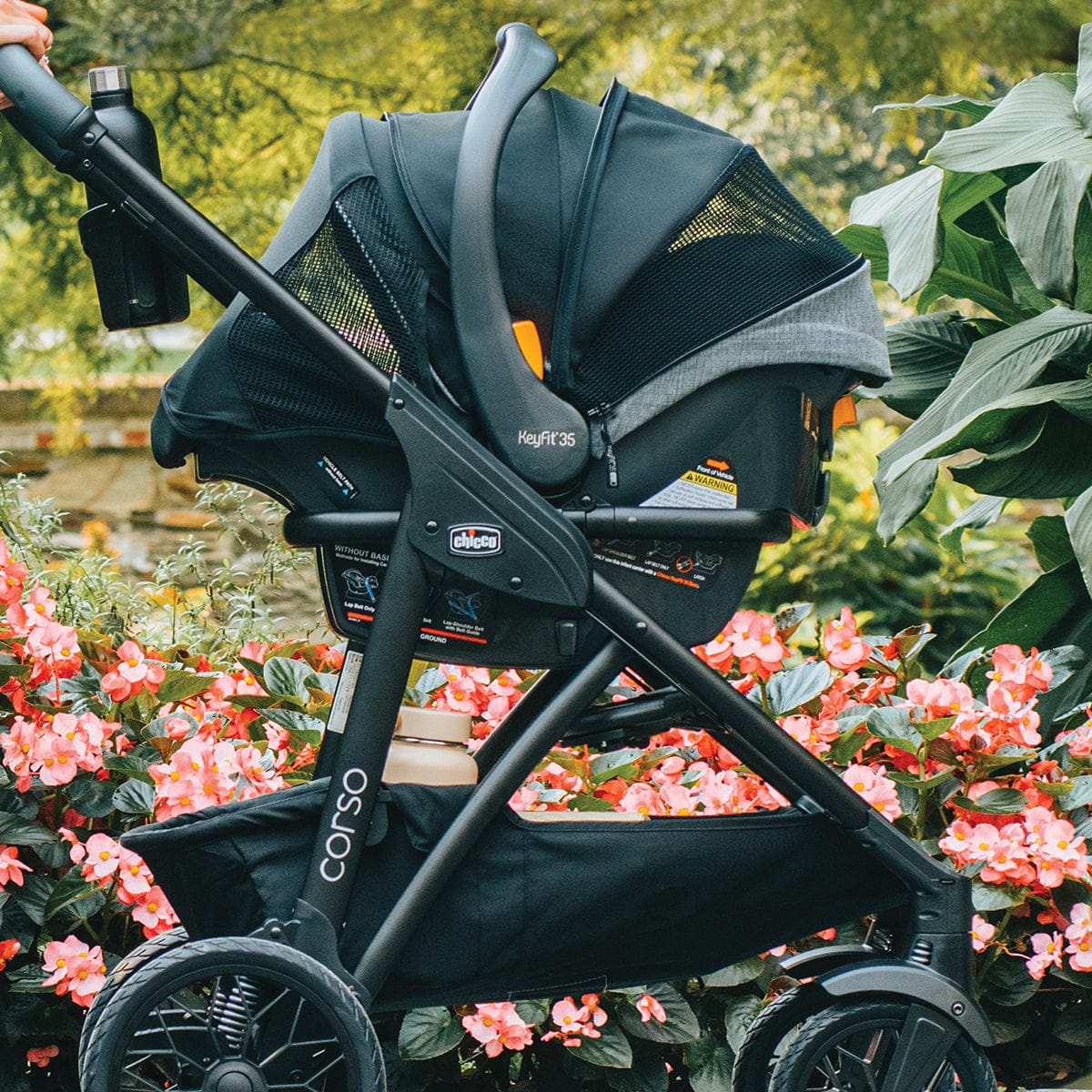 Chicco Corso Primo ClearTex Travel System - Aspen - 04087010350070