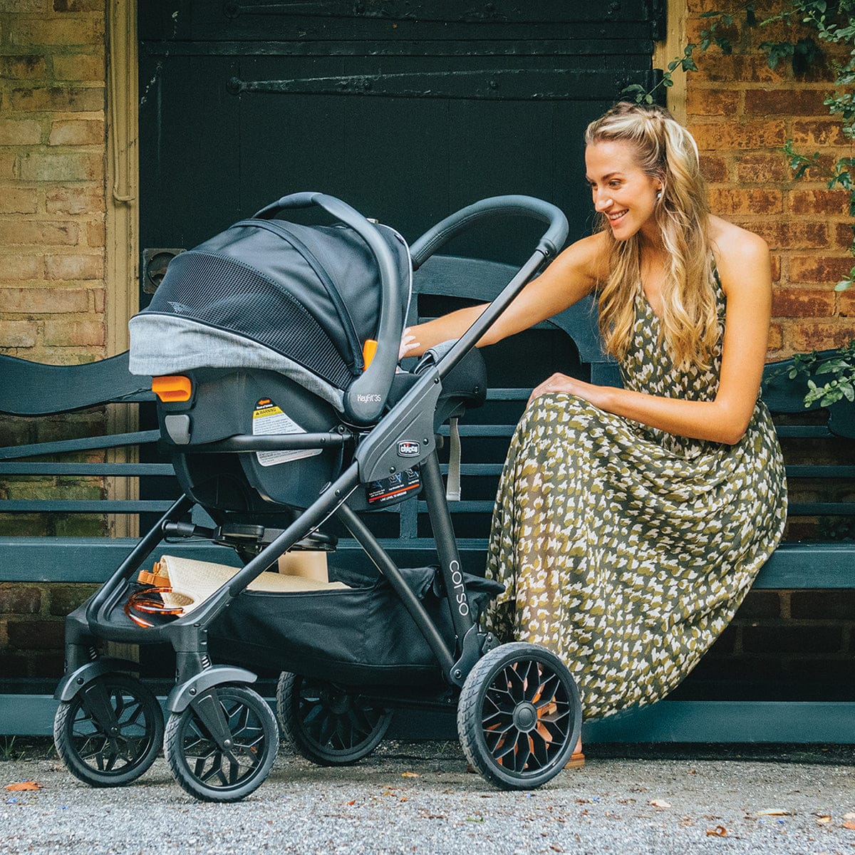 Chicco Corso Primo ClearTex Travel System - Aspen - 04087010350070