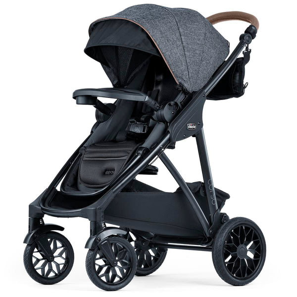 uppababy vista no bassinet V3 NORI - Pram Only NEBO Unboxed: The Classic Retrieve_Left or Right Hand Color:Blue Black Dot offering the epitome of