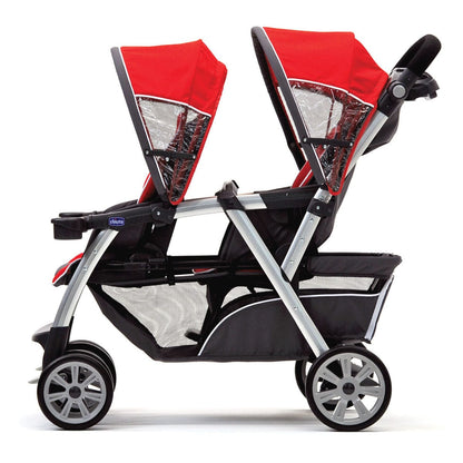 Chicco Cortina Together Double Stroller - Obsidian - 08079043240070